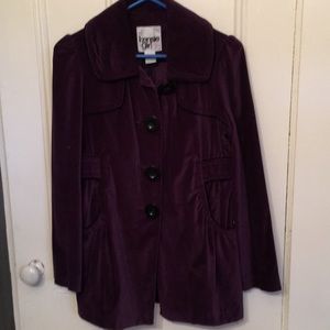 Vintage Purple velvet coat